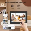 Digital Picture Frame 10.1 Inch Frameo Digital Photo Frame WiFi Large Storage1280 x 800 HD IPS Touch Screen Auto-Rotate