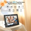 Digital Picture Frame 10.1 Inch Frameo Digital Photo Frame WiFi Large Storage1280 x 800 HD IPS Touch Screen Auto-Rotate